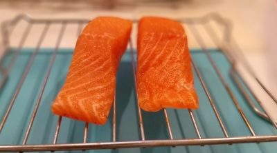 Warmgeriokte zalm